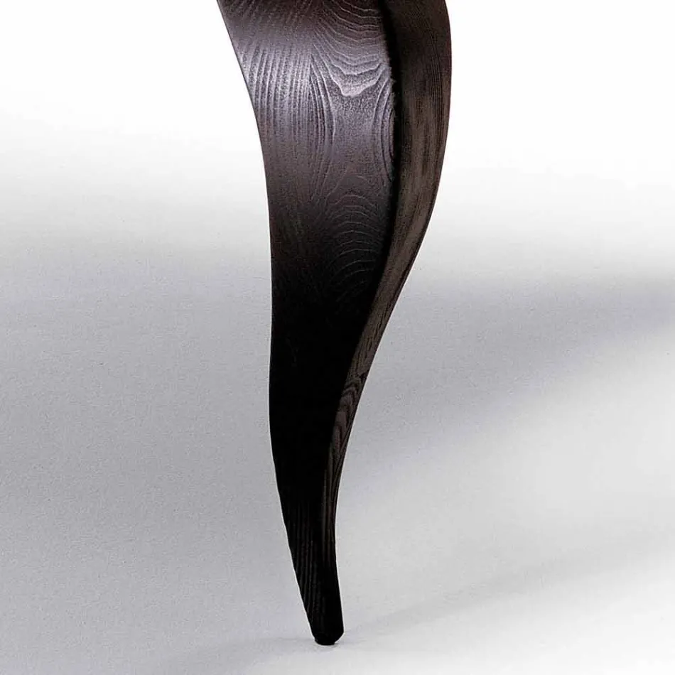 Mesa de comedor de diseño de lujo en madera maciza, hecha en Italia, Filo viadurini