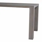 Mesa de comedor de diseño moderno en roble macizo, L160xP90cm, Loran viadurini