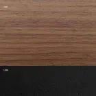 Mesa de comedor chapada con base de acero Made in Italy - Dalmata viadurini