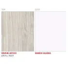 Mesa de comedor de Hpl con base de metal Made in Italy, Precious - Carlino viadurini