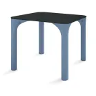 Mesa de comedor Hpl con patas de polietileno Made in Italy - Glen viadurini