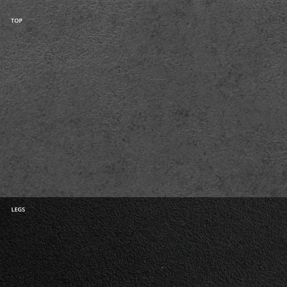 Mesa de comedor en laminado HPL y acero Made in Italy de alta calidad - Dalmata viadurini