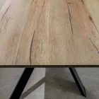 Mesa de comedor extensible y moderna, piso laminado - Marliana viadurini