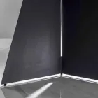 Mesa de comedor moderna con tapa de gres porcelánico - Meduno viadurini