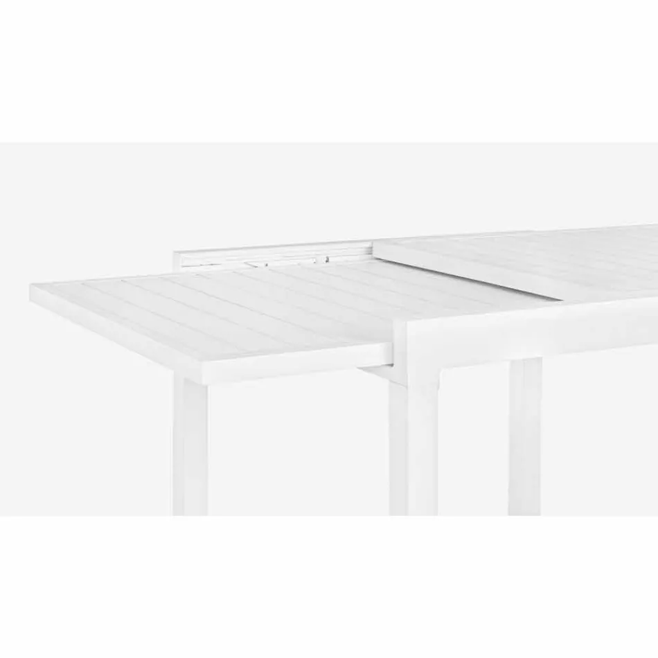 Mesa de comedor de exterior extensible hasta 270 cm en aluminio - Veria viadurini