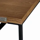 Tablero de mesa de comedor en tablero macizo Made in Italy - Adelio viadurini