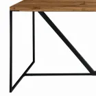 Tablero de mesa de comedor en tablero macizo Made in Italy - Adelio viadurini