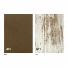 Mesa de comedor plegable moderna en madera y metal Made in Italy - Menelao viadurini