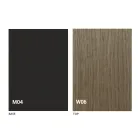 Mesa de comedor extensible redonda con tapa de madera Made in Italy - Crodino viadurini