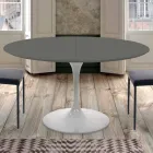 Mesa de comedor redonda extensible hasta 170 cm Made in Italy - Dólares viadurini