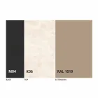 Mesa de comedor extensible redonda en cerámica Laminam Made in Italy - Lupetto viadurini