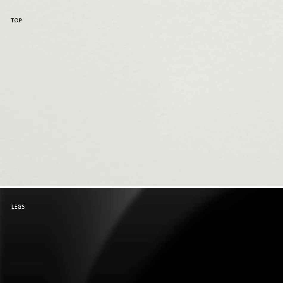 Mesa de comedor redonda con tablero laminado Made in Italy - Dollars viadurini