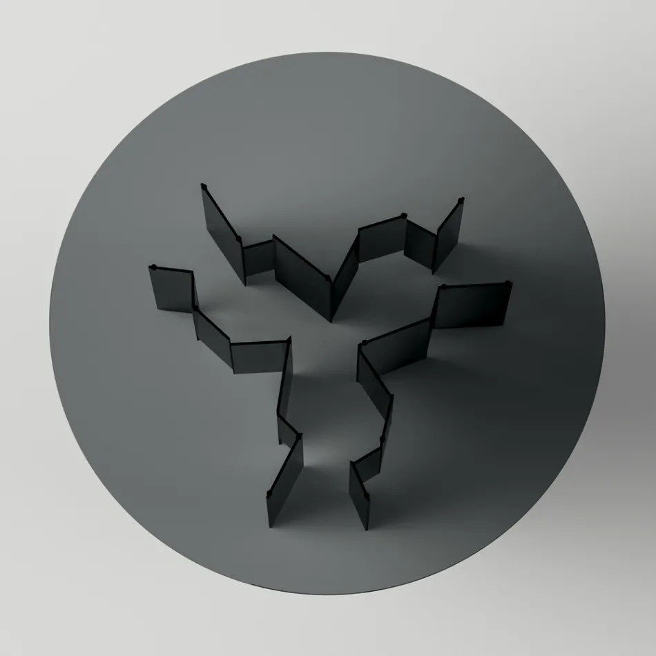 Mesa de Comedor Redonda en Vidrio Extraclaro o Ahumado Made in Italy - Thommy viadurini