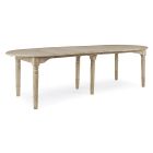 Mesa de comedor redonda extensible a 272 cm en madera Homemotion - Guglio viadurini