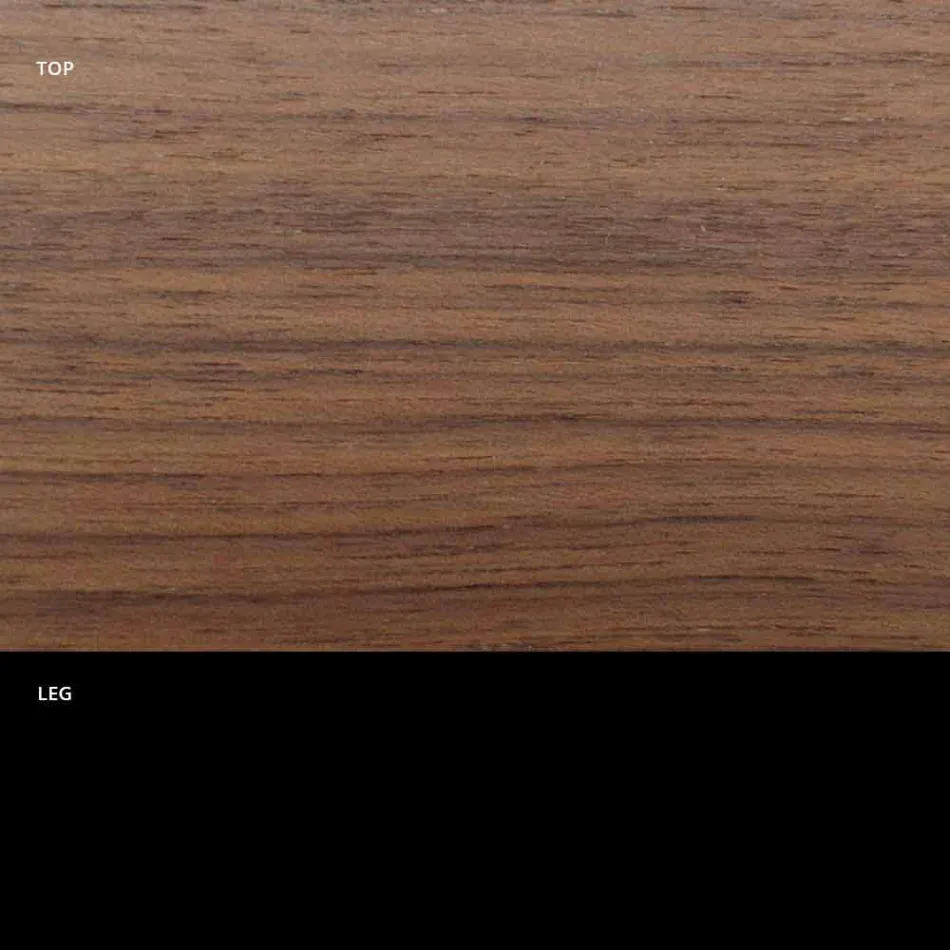 Mesa de comedor redonda con tablero enchapado precioso Made in Italy - Dollars viadurini