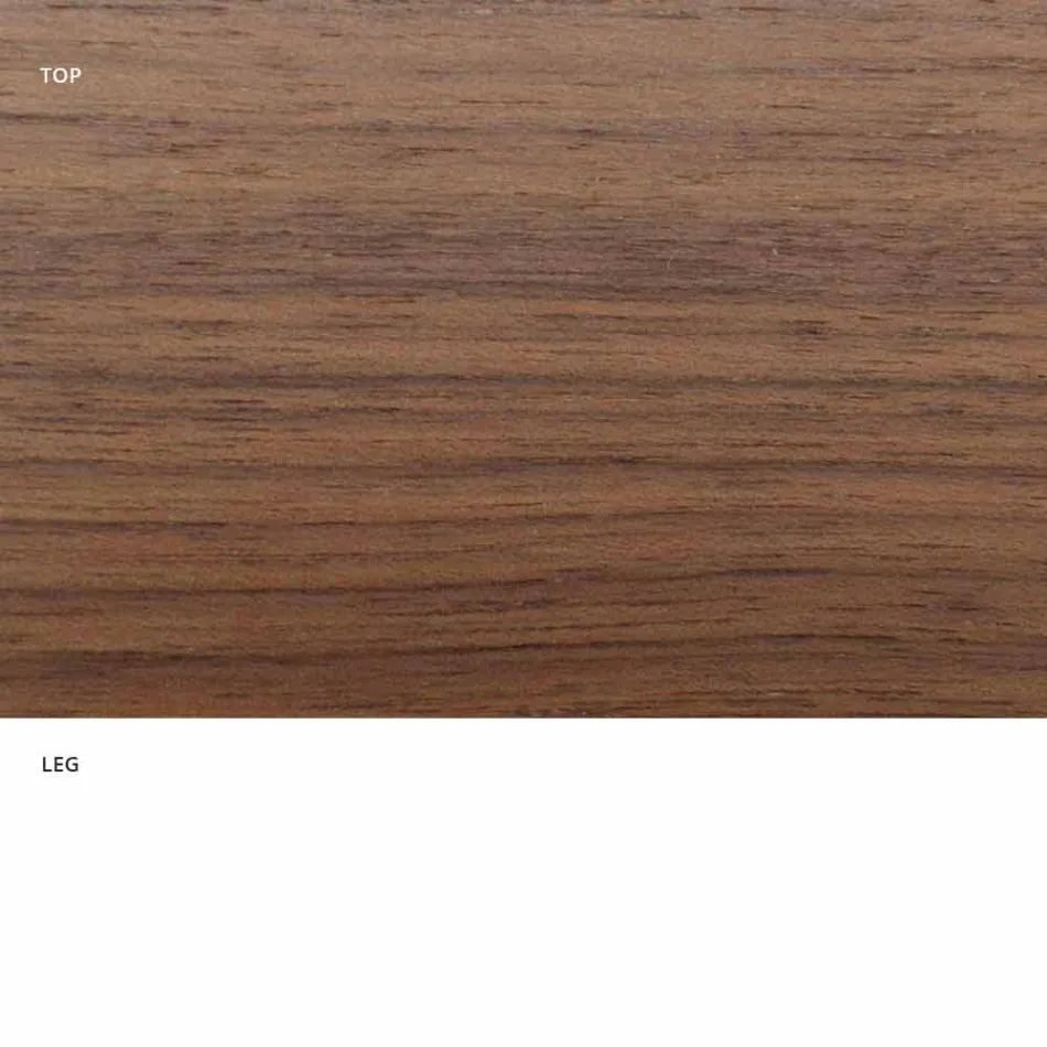 Mesa de comedor redonda con tablero enchapado precioso Made in Italy - Dollars viadurini