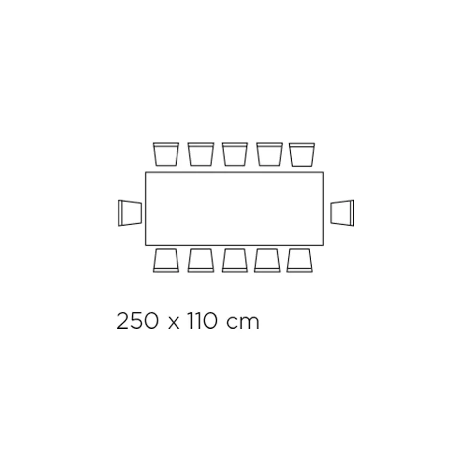 Mesa de salón fija con borde descortezado Made in Italy - Holidays viadurini