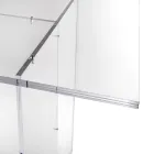 Mesa Selenia de diseño minimalista en plexiglás transparente, fabricada en Italia. viadurini