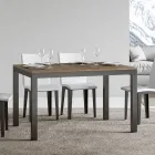Mesa de diseño con tapa de madera extensible hasta 440 cm Made in Italy - Foxy viadurini