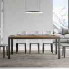 Mesa de diseño con tapa de madera extensible hasta 440 cm Made in Italy - Foxy viadurini