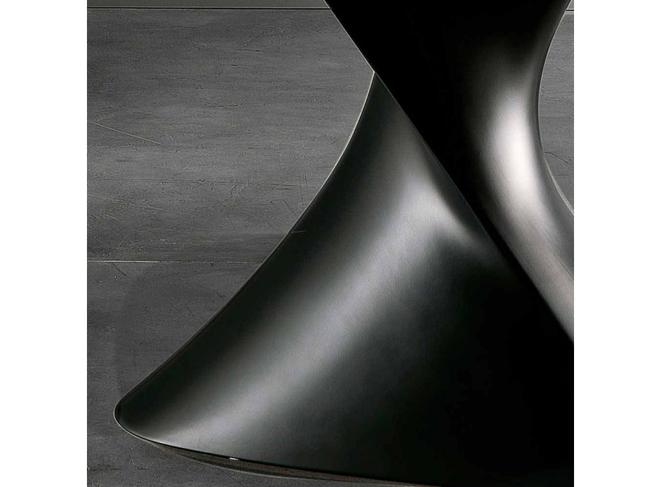 Mesa de vidrio de cerámica de diseño moderno hecha en Italia, Clark viadurini