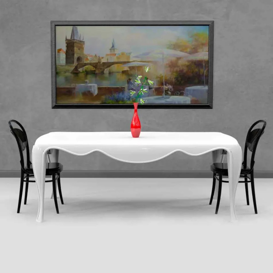 Mesa de diseño moderno producida en Italia, Miazzina. viadurini