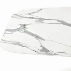 Mesa barril fija con tapa laminada Made in Italy - Settimmio viadurini