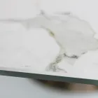 Mesa Fija con Base de Acero y Tapa de Cerámica Made in Italy - Pantalón viadurini