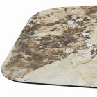 Mesa fija con tapa en forma de barril de cerámica Made in Italy - Settimmio viadurini