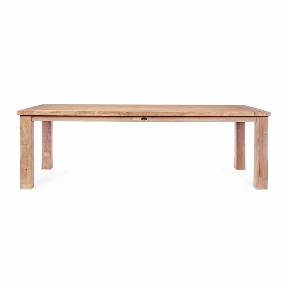 Mesa de jardín fija en madera para 8 personas Homemotion - Hunter viadurini