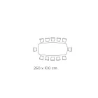 Mesa y Base de Cerámica Acabado Grafito Made in Italy - Pantalones viadurini