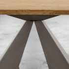 Mesa moderna de madera extensible hasta 300 cm Made in Italy - Dálmata viadurini
