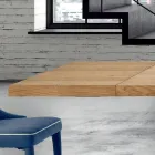 Mesa moderna de madera extensible hasta 300 cm Made in Italy - Dálmata viadurini