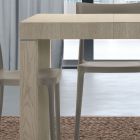 Mesa de madera laminada extensible hasta 470 cm Made in Italy – Gordito viadurini