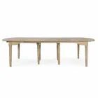 Mesa extensible de madera maciza hasta 382 cm Homemotion - Brindisi viadurini