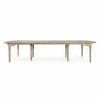 Mesa extensible de madera maciza hasta 382 cm Homemotion - Brindisi viadurini