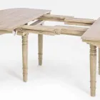 Mesa extensible de madera maciza hasta 382 cm Homemotion - Brindisi viadurini