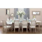 Mesa extensible de madera maciza hasta 382 cm Homemotion - Brindisi viadurini