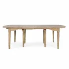 Mesa extensible de madera maciza hasta 382 cm Homemotion - Brindisi viadurini