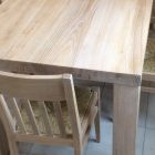 Mesa en madera maciza de fresno de diseño clásico Made in Italy - Nicea viadurini