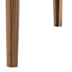 Grilli York mesa cuadrada moderna de madera maciza hecha en Italia viadurini