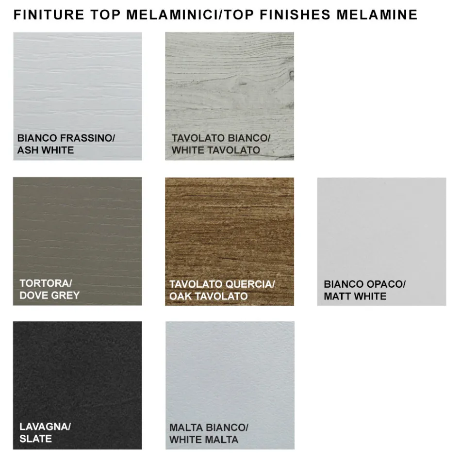 Mesa extensible de madera de melamina hasta 470 cm Made in Italy – Gordito viadurini