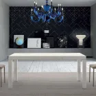 Mesa extensible de madera de melamina hasta 470 cm Made in Italy – Gordito viadurini