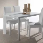 mesa de cristal templado con mono se extiende a reservar Phoenix viadurini