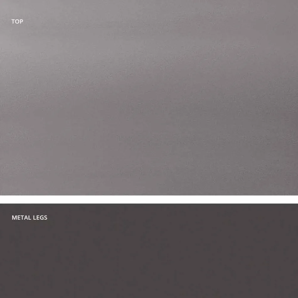 Mesa de vidrio templado de diseño moderno hecha en Italia, Mitia viadurini