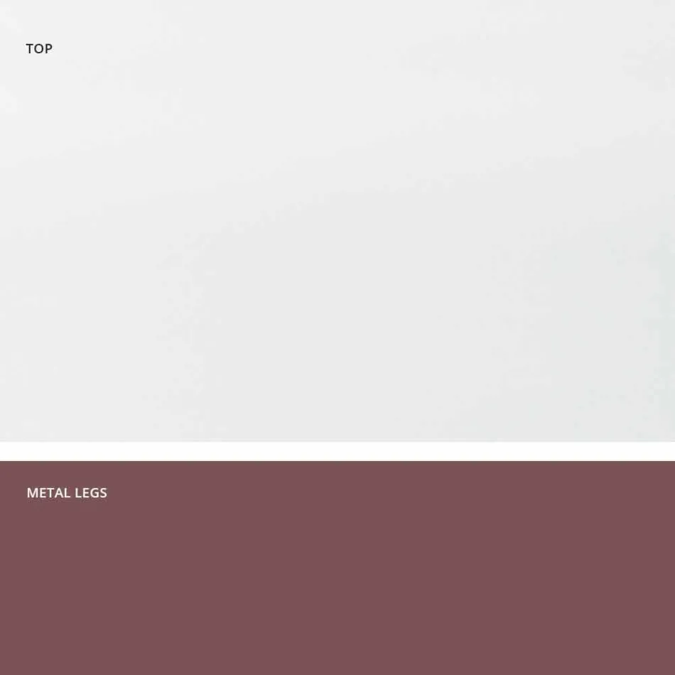 Mesa de vidrio templado de diseño moderno hecha en Italia, Mitia viadurini