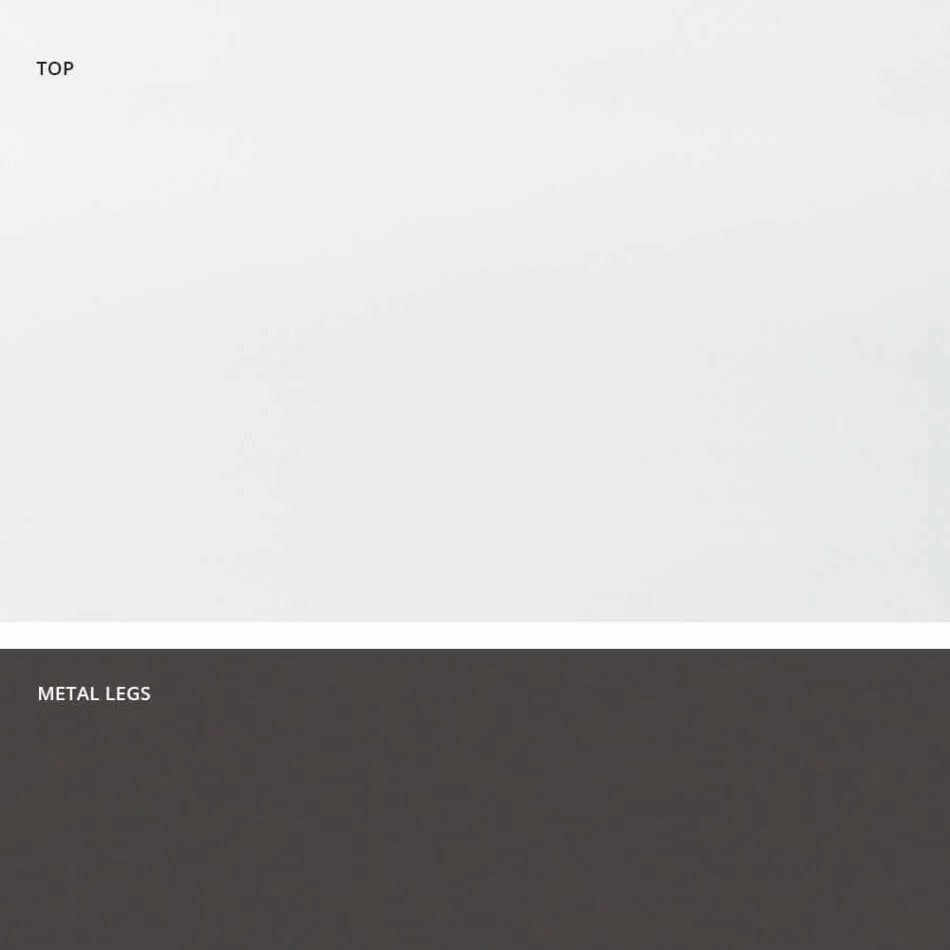 Mesa de vidrio templado de diseño moderno hecha en Italia, Mitia viadurini