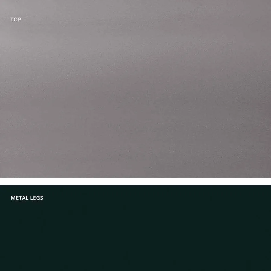 Mesa de vidrio templado de diseño moderno producido en Italia, Clark. viadurini