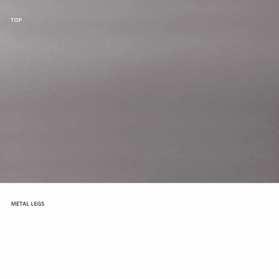 Mesa de vidrio templado de diseño moderno producido en Italia, Clark. viadurini