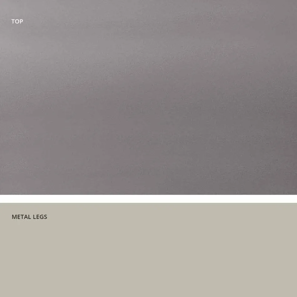 Mesa de vidrio templado de diseño moderno producido en Italia, Clark. viadurini